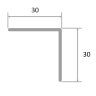 Заказать Угол защитный 30х30 мм прямой алюминий PV75-09 Шампань блестящая 2,7 м Заказать Угол защитный 30х30 мм прямой алюминий PV75-09 Шампань блестящая 2,7 м