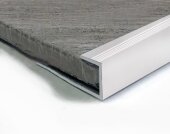 Профиль для ламината оконечный Panel L с рифлением алюминий 10 мм PV59-03 серебро блестящее 2,7 м Профиль для ламината оконечный Panel L с рифлением алюминий 10 мм PV59-03 серебро блестящее 2,7 м