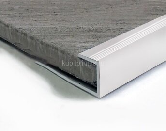 Заказать Профиль для ламината оконечный Panel L с рифлением алюминий 10 мм PV59-03 серебро блестящее 2,7 м Заказать Профиль для ламината оконечный Panel L с рифлением алюминий 10 мм PV59-03 серебро блестящее 2,7 м