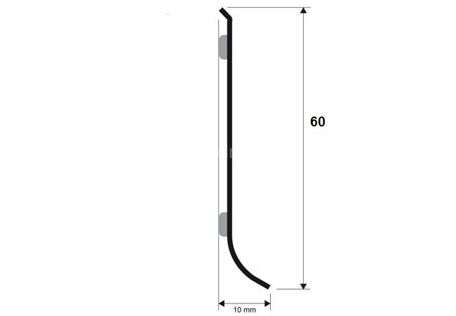 Заказать Плинтус напольный алюминиевый Евротрим L-60 2157 60 мм Матовое серебро 2,95 м Заказать Плинтус напольный алюминиевый Евротрим L-60 2157 60 мм Матовое серебро 2,95 м