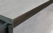 Алюминиевый профиль L-образный 12 мм PV03-06 Бронза матовая 2,7 м