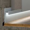 Заказать Алюминиевый плинтус теневой с LED подсветкой с экраном ПО-195 серебро матовое 2,7 м Заказать Алюминиевый плинтус теневой с LED подсветкой с экраном ПО-195 серебро матовое 2,7 м