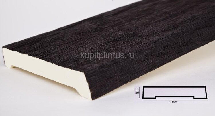Заказать Доска из полиуретана 19х3,5 см Уникс Славянский стиль ДСС19 Венге 2 м Заказать Доска из полиуретана 19х3,5 см Уникс Славянский стиль ДСС19 Венге 2 м