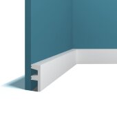 Напольный плинтус 25х62 мм Перфект Плюс P81 белый 2 м Напольный плинтус 25х62 мм Перфект Плюс P81 белый 2 м