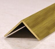 Уголок из латуни Yakamoz ЛП-30х30 латунь антик 2,7 м