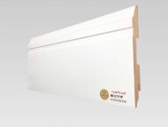 Напольный плинтус МДФ Teckwood Белый Вектор 120х16 мм 2.15 м Напольный плинтус МДФ Teckwood Белый Вектор 120х16 мм 2.15 м