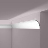 Потолочный плинтус для подсветки NMC Wallstyl IL18 белый 90х121 мм 2 м Потолочный плинтус для подсветки NMC Wallstyl IL18 белый 90х121 мм 2 м