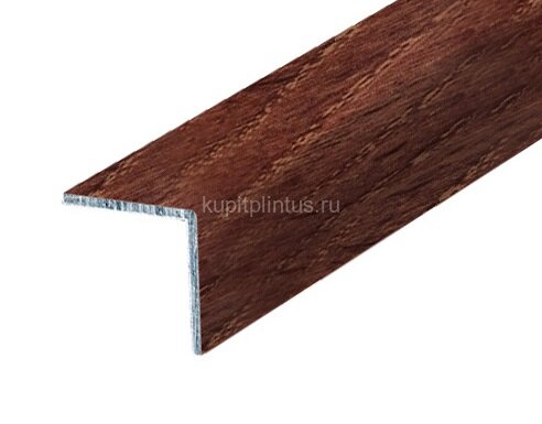 Заказать Уголок 30х30 мм алюминиевый КД Дуб мореный (декорированный) 2,7 м 