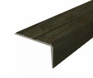 Угловой порог алюминиевый Д13 КД Венге (декорированный) 2,7 м Угловой порог алюминиевый Д13 КД Венге (декорированный) 2,7 м