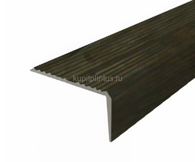 Заказать Угловой порог алюминиевый Д13 КД Венге (декорированный) 2,7 м Заказать Угловой порог алюминиевый Д13 КД Венге (декорированный) 2,7 м