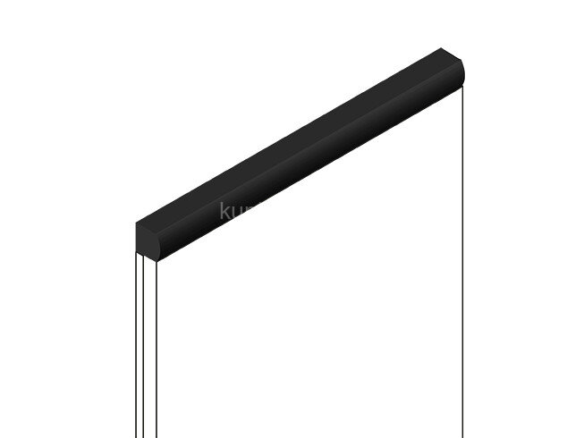 Заказать Молдинг 15х15 мм HiWood D15V2 BK цвет под дерево из фитополимера 2.7м 