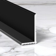 Алюминиевый внутренний уголок разнополочный 20х12 мм ПВ-206-28 черный матовый 2.7 м Алюминиевый внутренний уголок разнополочный 20х12 мм ПВ-206-28 черный матовый 2.7 м