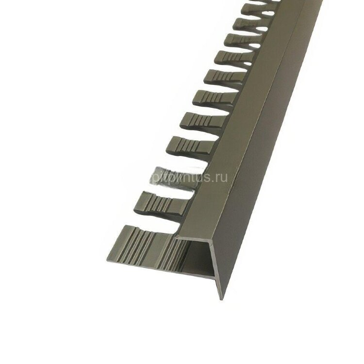 Заказать Алюминиевый F-профиль гибкий 8 мм ПФ-8-06 бронза матовая 2.7 м 