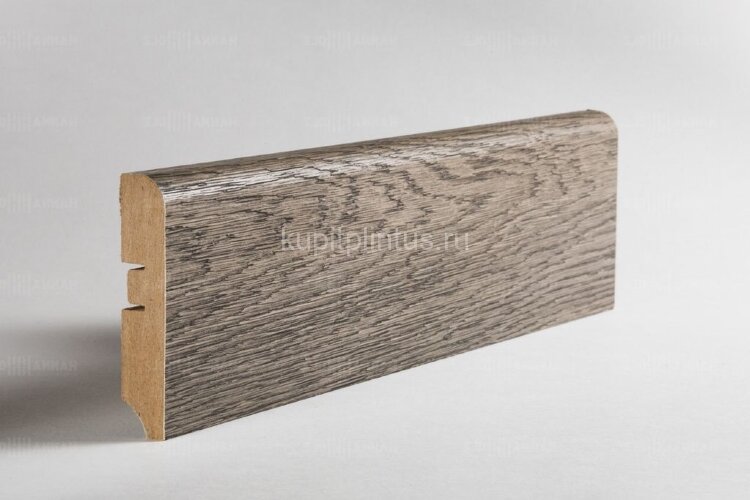 Заказать Плинтус напольный МДФ Hannahholz 80х16 Дуб сухой серый 2,4 м 