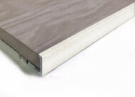 Алюминиевый L-профиль 12 мм ПО-Г12 Бежевый муар 2,7 м Алюминиевый L-профиль 12 мм ПО-Г12 Бежевый муар 2,7 м