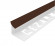 Заказать Профиль ПВХ для плитки Cezar внутренний 10 мм 114 Темно-коричневый 2,5 м 