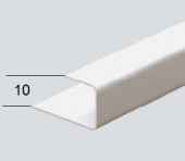 Профиль для панелей ПВХ Lemal 10 мм Белый 3 м