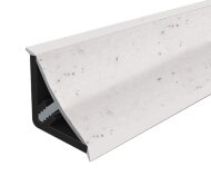 Плинтус для столешницы 14х14 Cezar Mini вогнутый 043 Белый песок 3 м Плинтус для столешницы 14х14 Cezar Mini вогнутый 043 Белый песок 3 м