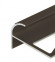 Заказать Профиль под плитку для ступеней F-образный 12 мм алюминий PV57-06 Бронза матовая 2,7 м 