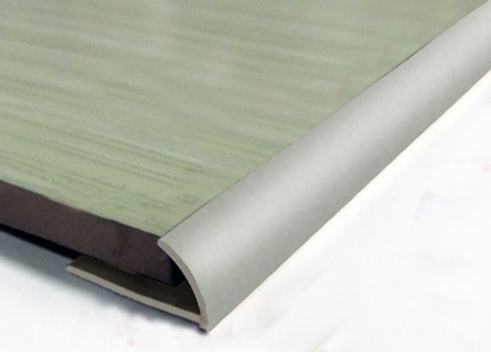 Заказать Внешний С-образный профиль из алюминия 10 мм PV17-02 Серебро матовое 2,7 м 