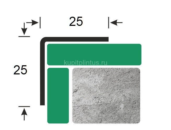 Заказать Уголок из нержавеющей стали равнополочный ПБ 25х25 прямой полированный 3 м Заказать Уголок из нержавеющей стали равнополочный ПБ 25х25 прямой полированный 3 м