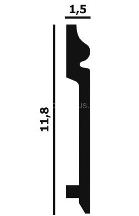 Заказать Напольный плинтус Перфект Плюс P14 118 мм 2 м Заказать Напольный плинтус Перфект Плюс P14 118 мм 2 м