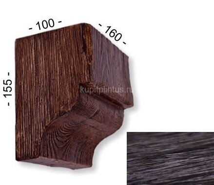 Заказать Консоль для декоративной балки 155х100х160 мм Уникс Модерн КМ16 Темная олива Заказать Консоль для декоративной балки 155х100х160 мм Уникс Модерн КМ16 Темная олива