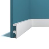 Напольный плинтус 25х80 мм Перфект Плюс P82 белый 2 м Напольный плинтус 25х80 мм Перфект Плюс P82 белый 2 м