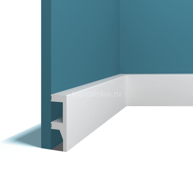 Заказать Напольный плинтус 25х80 мм Перфект Плюс P82 белый 2 м Заказать Напольный плинтус 25х80 мм Перфект Плюс P82 белый 2 м