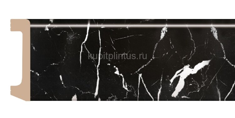 Заказать Напольный плинтус Decomaster D235-78 ШК/20 из полистирола 80х17х2400 мм 