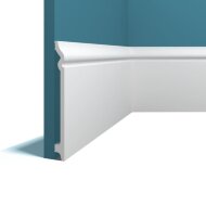 Плинтус напольный Перфект Плюс P113 белый ударопрочный полимер 160х15х2000 мм Плинтус напольный Перфект Плюс P113 белый ударопрочный полимер 160х15х2000 мм