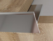 Алюминиевый торцевой Т-профиль 23 мм ПО-158-01 серебро глянец 2.7 м Алюминиевый торцевой Т-профиль 23 мм ПО-158-01 серебро глянец 2.7 м