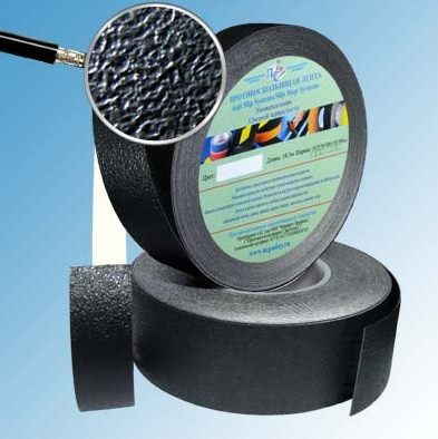 Заказать Лента виниловая водоотталкивающая самоклеящаяся Antislip System 50 мм Черная ролик 18,3 м 