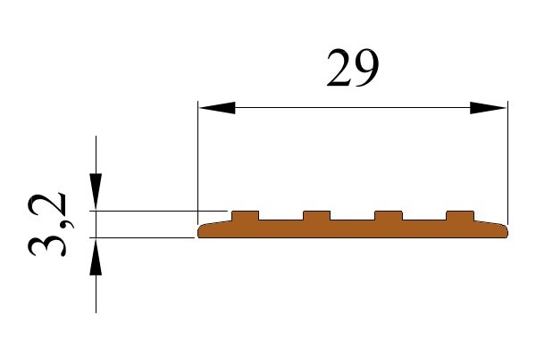 Заказать Лента противоскользящая самоклеящаяся из термоэластопласта Не Падай 29 Зеленая 