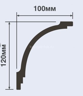 Заказать Потолочный плинтус 120х100 мм Hiwood A156 белый полистирол 2 м Заказать Потолочный плинтус 120х100 мм Hiwood A156 белый полистирол 2 м