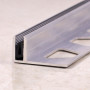 Монтажная планка ПТО-14 из алюминия с резиновой вставкой 2,7 м
