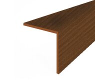 Уголок ПВХ двухсторонний IDEAL У30 отделочный 291 Орех 2,7 м Уголок ПВХ двухсторонний IDEAL У30 отделочный 291 Орех 2,7 м