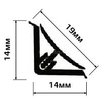 Заказать Плинтус для столешницы 14х14 Cezar Mini вогнутый 042 Консуэла 3 м Заказать Плинтус для столешницы 14х14 Cezar Mini вогнутый 042 Консуэла 3 м