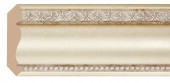 Потолочный плинтус Decomaster 154-937 Матовое серебро 76х76х2400 мм