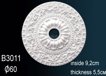 Заказать Потолочная розетка Перфект B3011 600 мм 