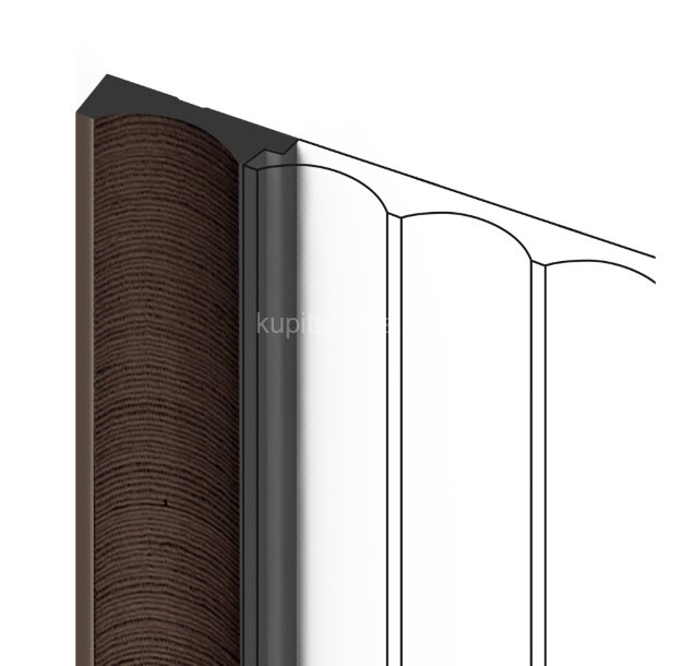 Заказать Финишный молдинг 12х32 мм HiWood LF139A BR354 под дерево 2,7 м Заказать Финишный молдинг 12х32 мм HiWood LF139A BR354 под дерево 2,7 м