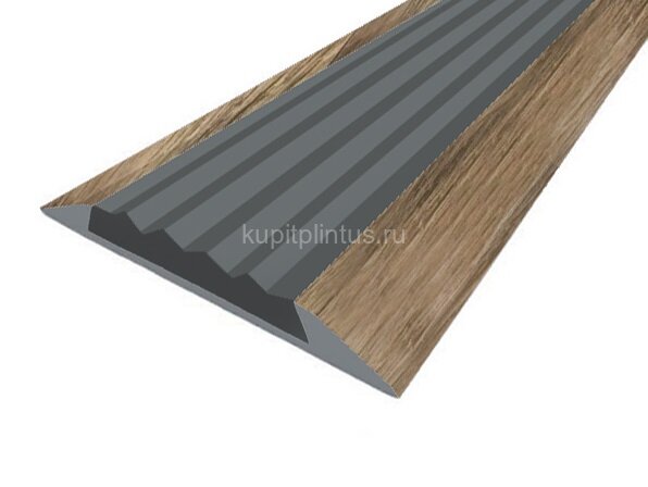 Заказать Порог противоскользящий с серой вставкой Д15 КД Дуб венский (декорированный) 2,7 м Заказать Порог противоскользящий с серой вставкой Д15 КД Дуб венский (декорированный) 2,7 м
