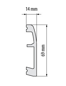 Заказать Плинтус напольный под покраску Cezar Elegance LPC-06 101-белый 2,44м Заказать Плинтус напольный под покраску Cezar Elegance LPC-06 101-белый 2,44м