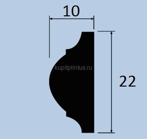 Заказать Молдинг 22х10 мм Hiwood D22 из полистирола 2 м Заказать Молдинг 22х10 мм Hiwood D22 из полистирола 2 м