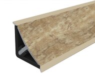 Плинтус для столешницы 14х14 Cezar Mini вогнутый 041 Оливия 3 м Плинтус для столешницы 14х14 Cezar Mini вогнутый 041 Оливия 3 м