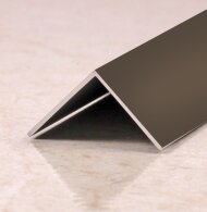 Угол защитный 30х30 мм прямой алюминий PV75-06 Бронза матовая 2,7 м