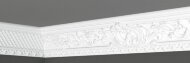 Потолочный плинтус 120х120 мм Де-Багет Декор ДП 45/170 белый 2 м