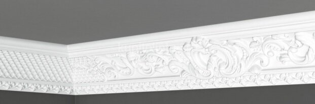 Заказать Потолочный плинтус 120х120 мм Де-Багет Декор ДП 45/170 белый 2 м Заказать Потолочный плинтус 120х120 мм Де-Багет Декор ДП 45/170 белый 2 м