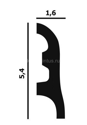 Заказать Напольный плинтус Перфект Плюс P18 54 мм 2 м Заказать Напольный плинтус Перфект Плюс P18 54 мм 2 м