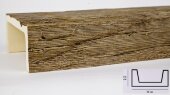 Декоративная балка из полиуретана 75х150 мм Уникс Славянский стиль СС2 Олива 3 м Декоративная балка из полиуретана 75х150 мм Уникс Славянский стиль СС2 Олива 3 м